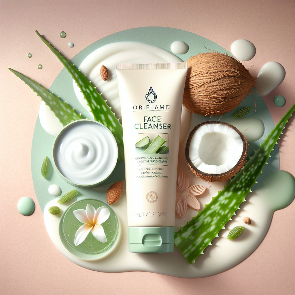 پاک‌کننده صورت کرمی آلوئه‌ورا و نارگیل اوریفلیم