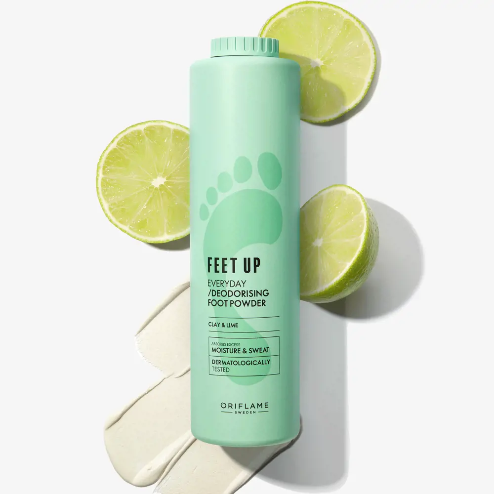 پودر ضد تعریق و خوشبوکننده پا اوریفلیم Feet Up Everyday Deodorizing Foot Powder