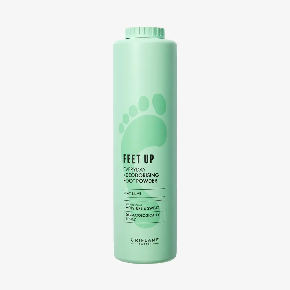 پودر ضد تعریق و خوشبوکننده پا اوریفلیم Feet Up Everyday Deodorizing Foot Powder