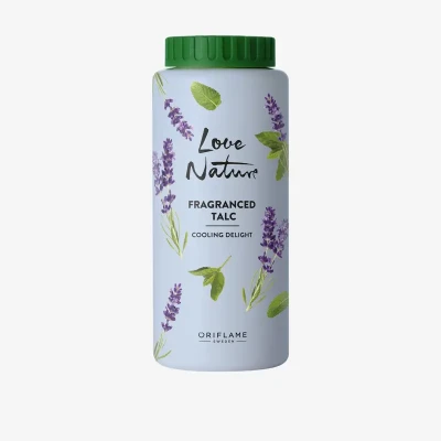 پودر تالک معطر بدن لاونیچر با رایحه اسطوخودوس Love Nature
